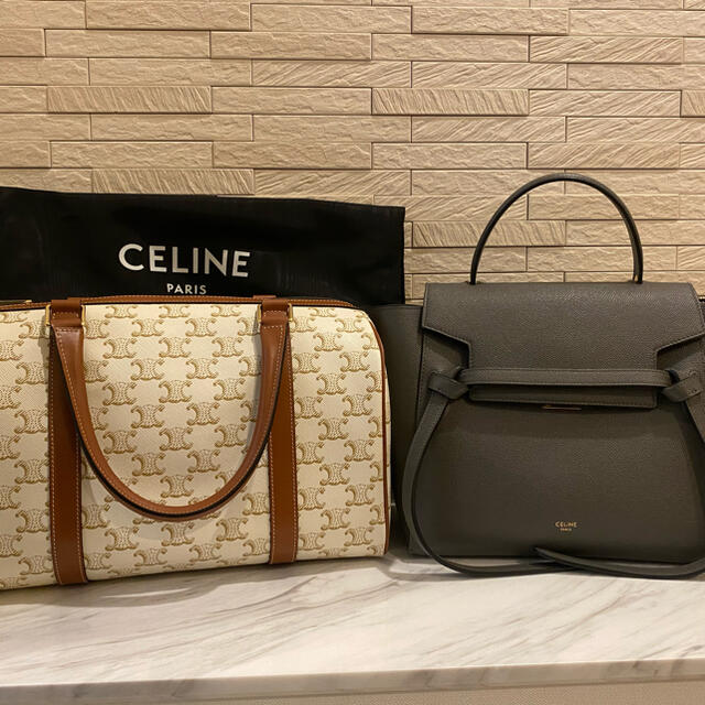 celine(セリーヌ)のN-さま専用　トリオンフキャンバスホワイト レディースのバッグ(ボストンバッグ)の商品写真