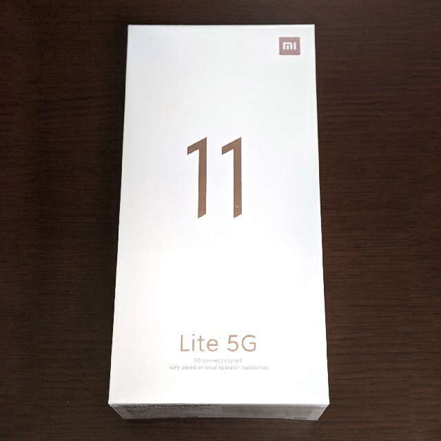 16,125円Xiaomi Mi 11 Lite 5Gトリュフブラック SIMフリー新品未開封