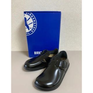 ビルケンシュトック(BIRKENSTOCK)のビルケンシュトック　ロンドン　シャイニーブラック　ナローフィット(サンダル)