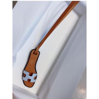 エルメス(HERMES)のブループリュム　オランチャーム　エルメス　バッグ(チャーム)