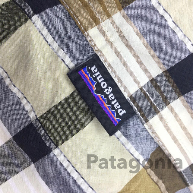 patagonia(パタゴニア)の匿名配送 パタゴニア 半袖 チェック シャツ  アースカラー メンズのトップス(シャツ)の商品写真