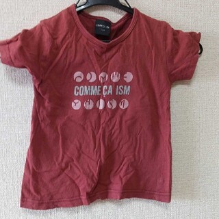 コムサイズム(COMME CA ISM)の100 コムサ 茶色のティシャツ(Tシャツ/カットソー)