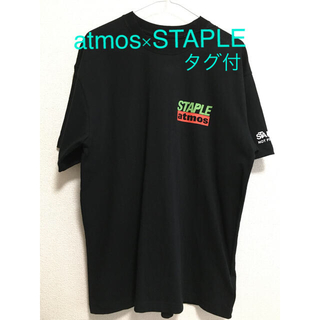 アトモス(atmos)の【ほぼ新品】atmos×STAPLE コラボ　Tシャツ(Tシャツ/カットソー(半袖/袖なし))