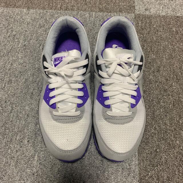 NIKE(ナイキ)のNIKE AIR MAX 90 グレープ 26.5cm US8.5 美品  メンズの靴/シューズ(スニーカー)の商品写真