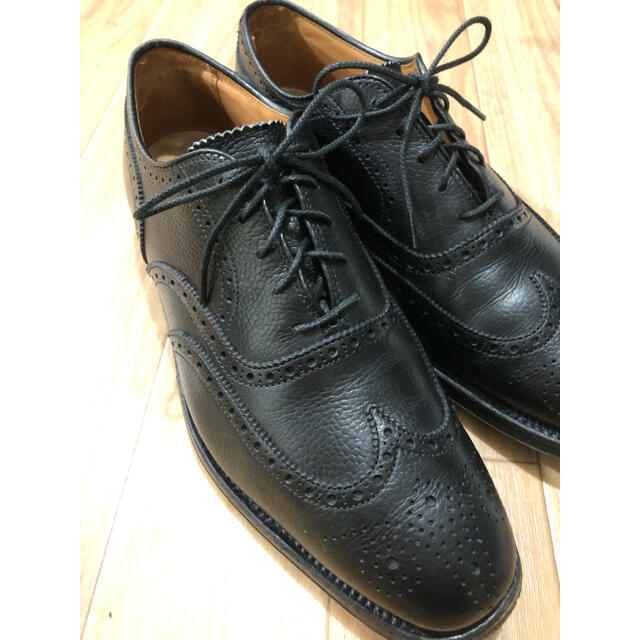 ALDEN オールデン  ウィングチップ  US7.5. 25.5cm ブラック39sチャーチchurch