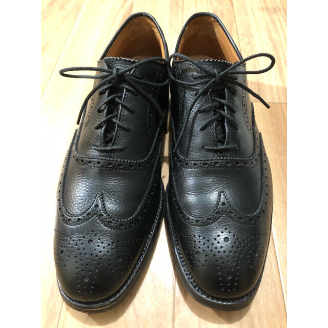 Alden(オールデン)のALDEN オールデン  ウィングチップ  US7.5. 25.5cm ブラック メンズの靴/シューズ(ドレス/ビジネス)の商品写真