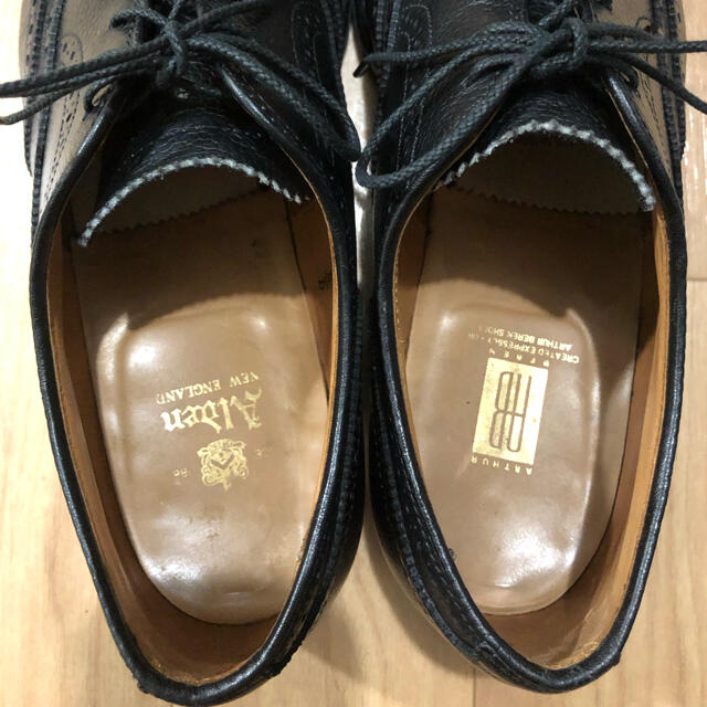 Alden(オールデン)のALDEN オールデン  ウィングチップ  US7.5. 25.5cm ブラック メンズの靴/シューズ(ドレス/ビジネス)の商品写真