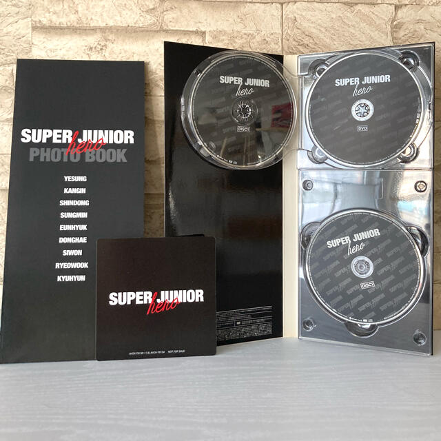 SUPER JUNIOR(スーパージュニア)の《即日発送》スーパージュニア CD 日本1stアルバム Hero初回限定盤 エンタメ/ホビーのCD(K-POP/アジア)の商品写真