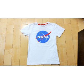 エイチアンドエム(H&M)のH&Mの絵が変わる　リバーシブルスパンコールNASA　Tシャツ　150(Tシャツ/カットソー)