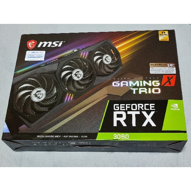待望☆】 RTX GeForce MSI まこ 3080 X GAMING PCパーツ - www