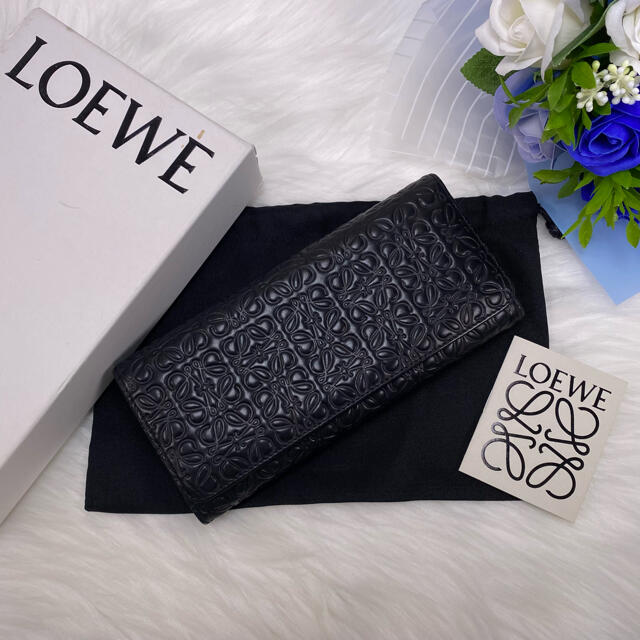 ✨美品✨LOEWE ロエベ アナグラム ロングウォレット 長財布