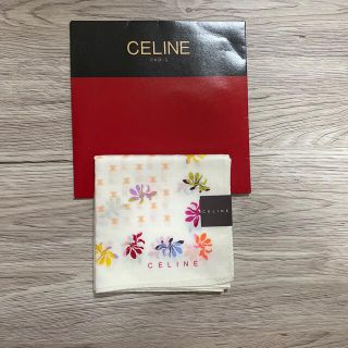 セリーヌ(celine)のセリーヌハンカチホワイト(ハンカチ)