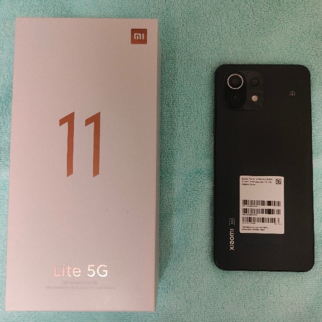 【SIMフリー】Mi 11 Lite 5G（6/128GB） トリュフブラックスマホ/家電/カメラ