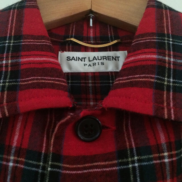 なにかさん専用】SAINT LAURENT チェックシャツ なにかさん専用】SAINT LAURENT チェックシャツ