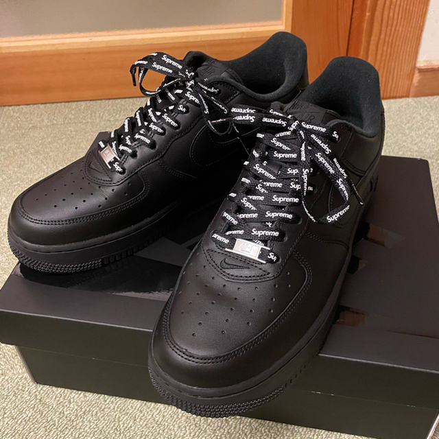 Supreme / Nike Air Force 1 ブラック 27センチ 美品