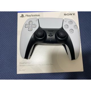 プレイステーション(PlayStation)のps5コントローラー　DualSense 白　充電ケーブル付(その他)