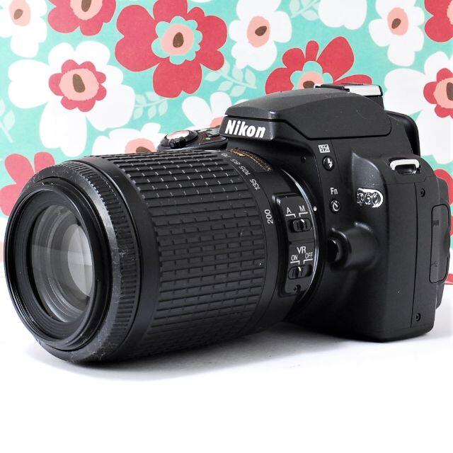 ❤️初心者お勧め❤Nikon Ｄ60❤️小さい軽るい簡単綺麗❤望遠レンズセット❤