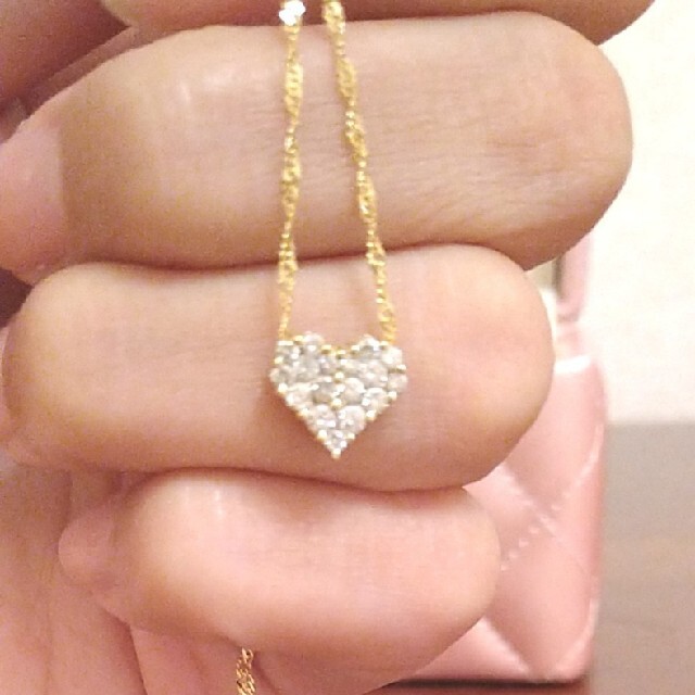 k18ダイヤモンド0,３カラット　ネックレストップネックレス