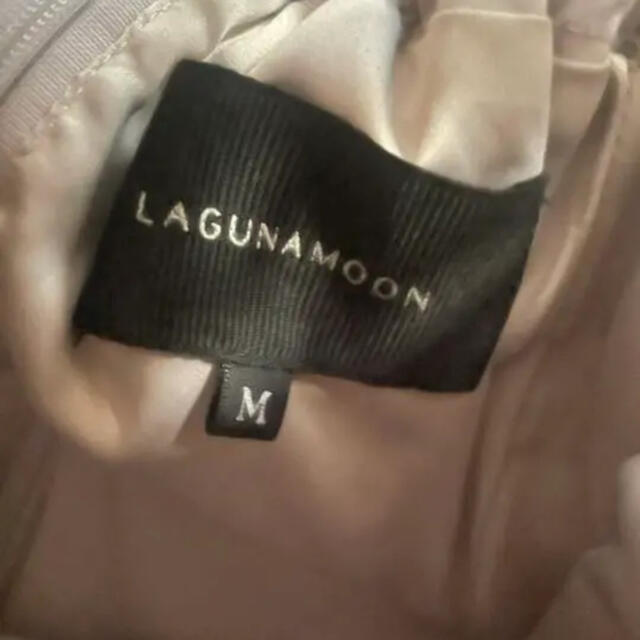 LagunaMoon(ラグナムーン)の新品未使用 LADYオーバーレースギャザードレス レディースのワンピース(ひざ丈ワンピース)の商品写真