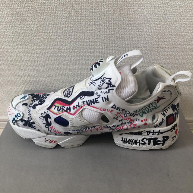 箱付き 美品 VETEMENTS Reebok スニーカー シューズ 靴