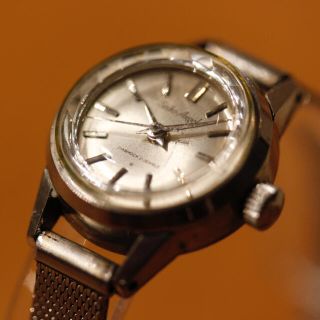セイコー　エンジェル　手巻き　腕時計　カットガラス　アンティーク(腕時計)