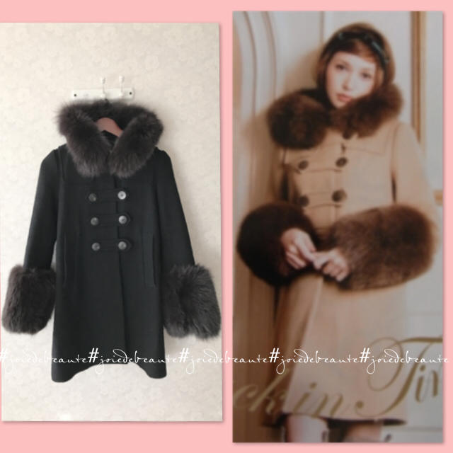 rich - あいすさま専用❤︎美品rich❤︎FOXダッフルコートBK