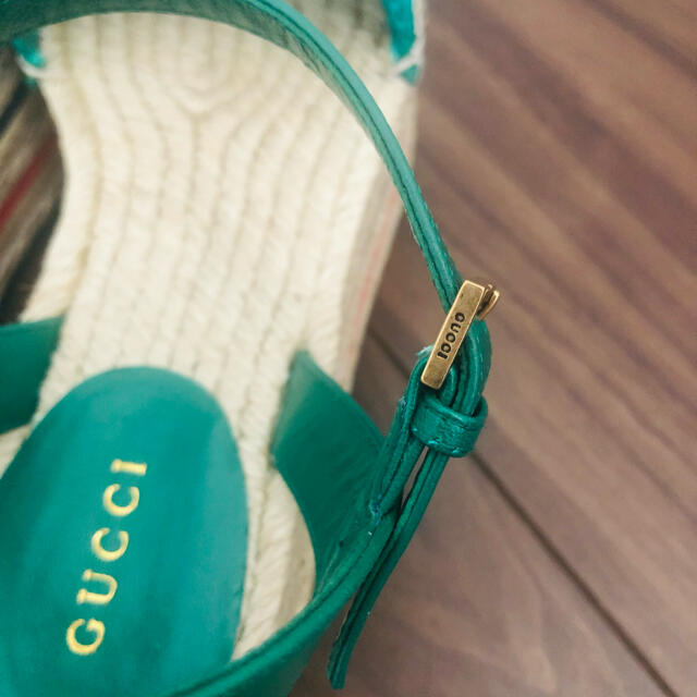 Gucci(グッチ)の22日までの限定セール！新品 GUCCI グッチ ウェッジソール サンダル レディースの靴/シューズ(サンダル)の商品写真