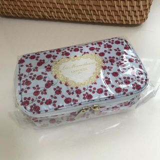 ラデュレ(LADUREE)のラデュレ⭐︎オリジナルミラー付きポーチ　新品・未開封(ポーチ)