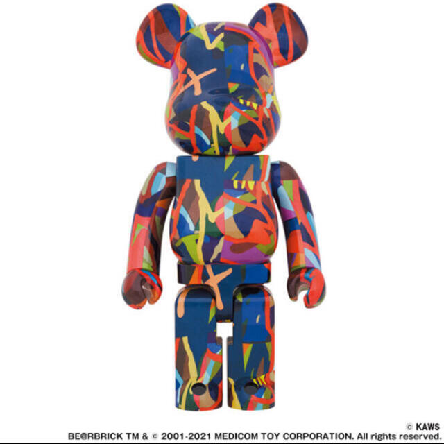 MEDICOM TOY(メディコムトイ)の#4 BE@RBRICK KAWS TENSION 1000%  エンタメ/ホビーのおもちゃ/ぬいぐるみ(キャラクターグッズ)の商品写真