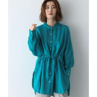 アパートバイローリーズ(apart by lowrys)の[美品]apartbylowrysブラウス ブルー SC＊Herdmansシャツ(シャツ/ブラウス(長袖/七分))