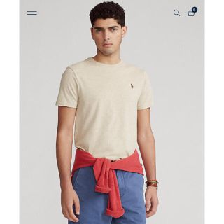 ラルフローレン(Ralph Lauren)のラルフローレン　メンズ　S   ベージュ(Tシャツ/カットソー(半袖/袖なし))