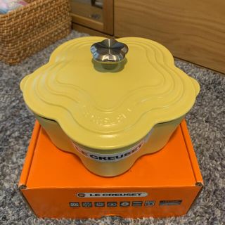 ルクルーゼ(LE CREUSET)のル・クルーゼ　フルール　ミモザ　フラワーツマミ(鍋/フライパン)