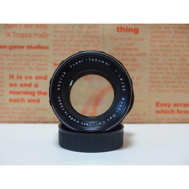 PENTAX - ☆貴重な前期型☆ Super-Takumar 55mm F1.8 レンズフード付の ...