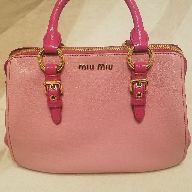 miumiu - miu miu バイカラー ボストン バッグ 美品の通販 by lisakura's