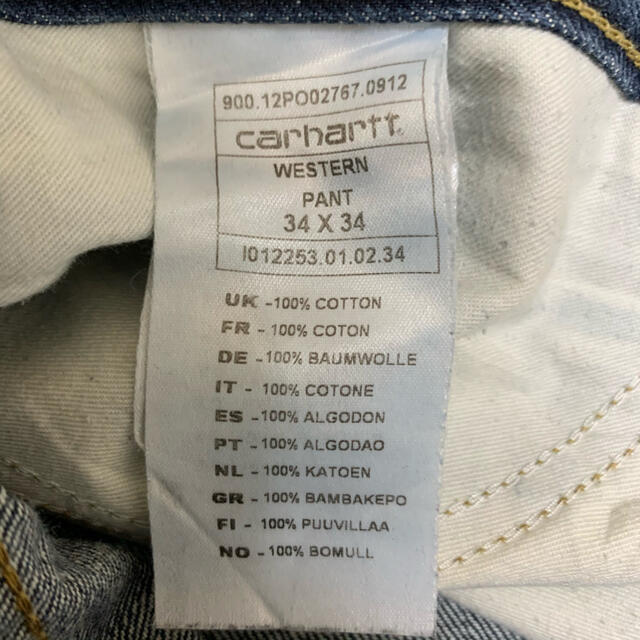 carhartt(カーハート)の90s Carhartt カーハート デニムパンツ ジーンズ インディゴ ブルー メンズのパンツ(デニム/ジーンズ)の商品写真