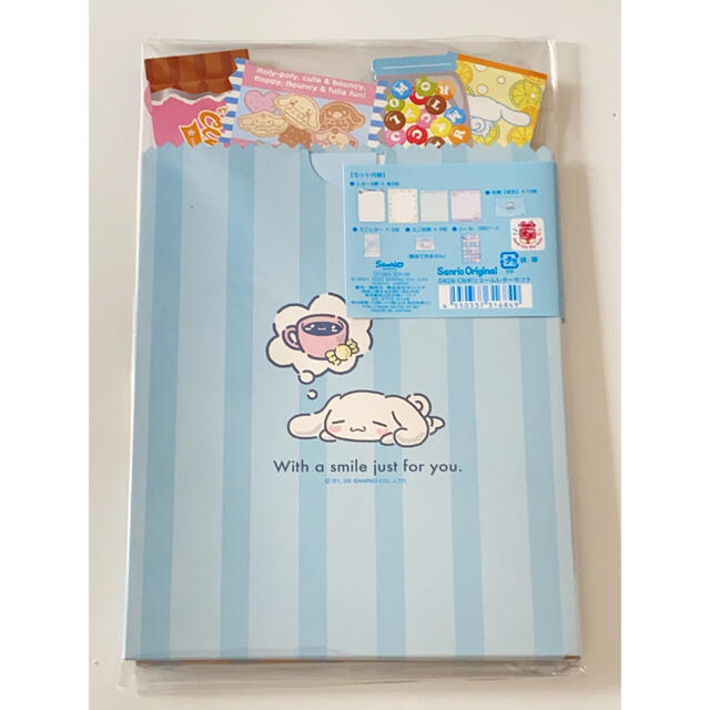 sanrio シナモロール ノート メモ帳 レターセット set*