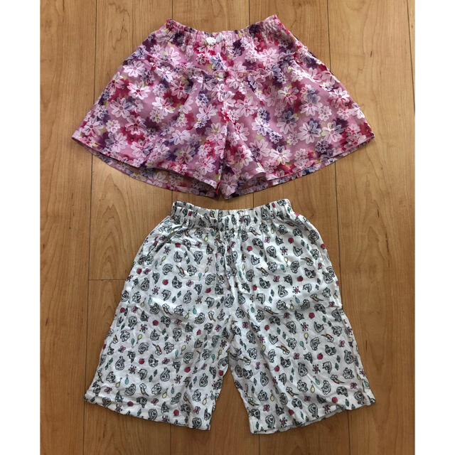 女の子　110センチ　キュロット　リラコ キッズ/ベビー/マタニティのキッズ服女の子用(90cm~)(パンツ/スパッツ)の商品写真