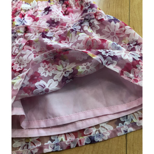 女の子　110センチ　キュロット　リラコ キッズ/ベビー/マタニティのキッズ服女の子用(90cm~)(パンツ/スパッツ)の商品写真