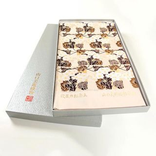 最安値！仕立済！『山口美術織物』謹製唐織高級袋帯　欧風市松菊文(帯)