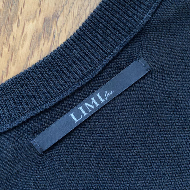 LIMI feu(リミフゥ)の美品 LIMI feu 14SS 異素材切替 ドルマンワンピース 260 レディースのワンピース(その他)の商品写真