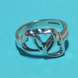 TIFFANY トリプル ハートリング 9号