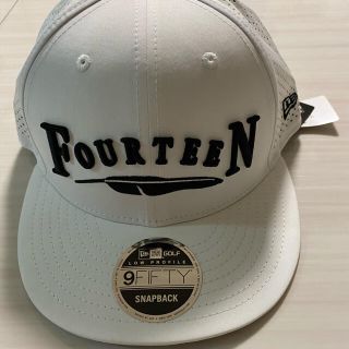 フォーティーン(Fourteen)のフォーティーン　NEWERA コラボキャップ　ホワイト/ブラック(ウエア)