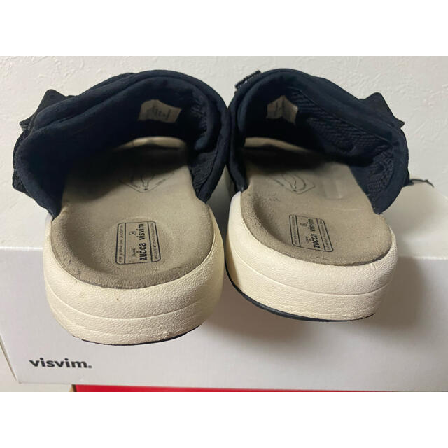 VISVIM(ヴィスヴィム)のvisvim zucca CHRISTO BLACK S メンズの靴/シューズ(サンダル)の商品写真