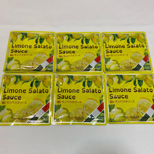 KALDI(カルディ)の 【カルディ】塩レモンパスタソース 30g 6個セット 食品/飲料/酒の加工食品(レトルト食品)の商品写真