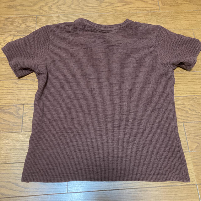 GU(ジーユー)のジャカードクルーネックTシャツ レディースのトップス(Tシャツ(半袖/袖なし))の商品写真