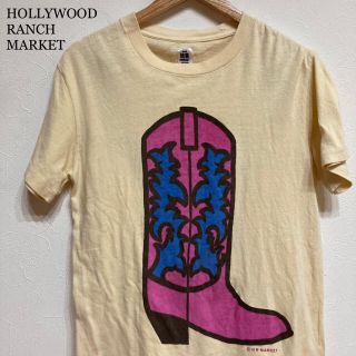 ハリウッドランチマーケット(HOLLYWOOD RANCH MARKET)の【複数割】ハリウッドランチマーケット　HRM クリーム色　Sサイズ(Tシャツ/カットソー(半袖/袖なし))