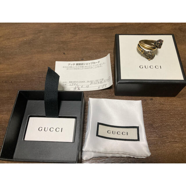 Gucci(グッチ)のGUCCI 指輪　23号　新品未使用　正規品 メンズのアクセサリー(リング(指輪))の商品写真