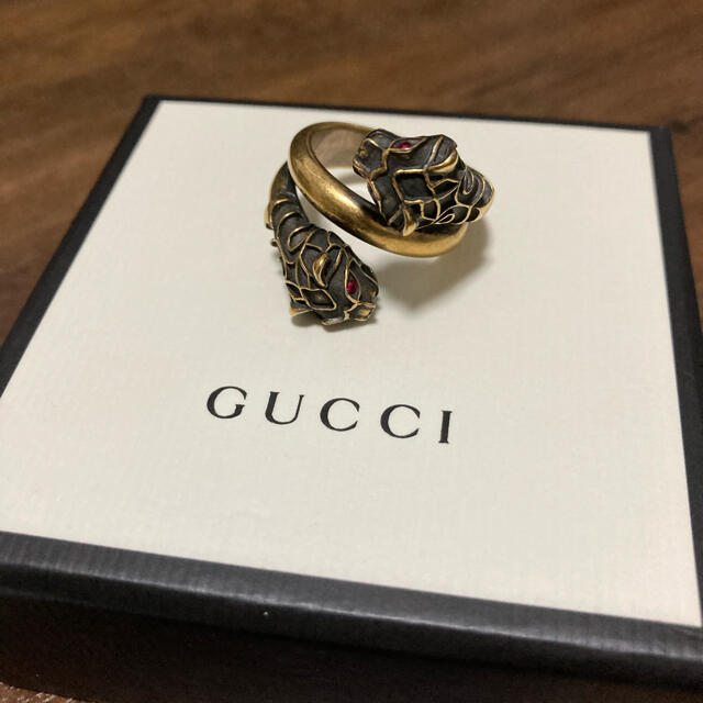 Gucci(グッチ)のGUCCI 指輪　23号　新品未使用　正規品 メンズのアクセサリー(リング(指輪))の商品写真