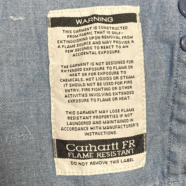 carhartt(カーハート)のCarhartt カーハート 胸ポケット 長袖ワークシャツ ワンポイントロゴ L メンズのトップス(シャツ)の商品写真