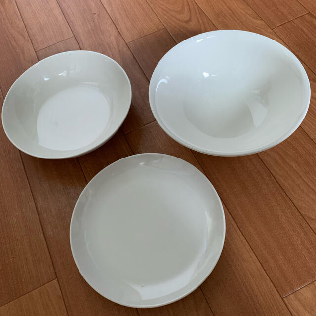 MUJI (無印良品)(ムジルシリョウヒン)の無印良品　食器　深皿　ラーメン皿　3点セット インテリア/住まい/日用品のキッチン/食器(食器)の商品写真